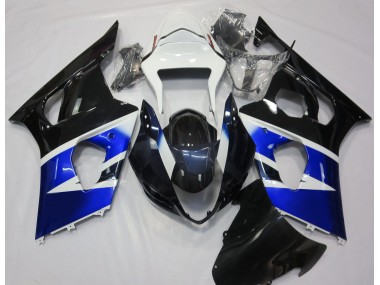 2003-2004 Schwarz Blau & Weiß Suzuki GSXR 1000 Motorrad Verkleidung