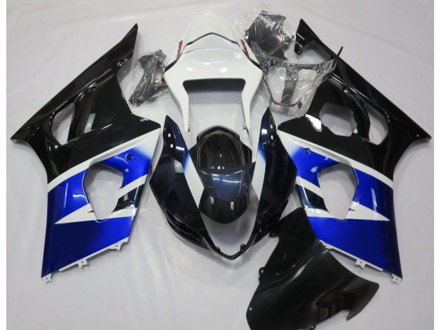 2003-2004 Schwarz Blau & Weiß Suzuki GSXR 1000 Motorrad Verkleidung