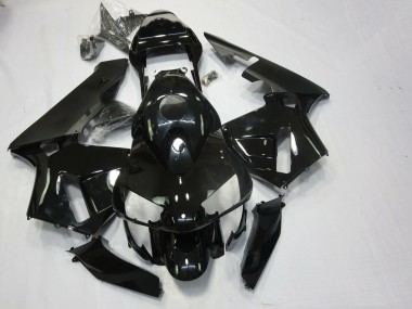 2003-2004 Schwarz Glänzend & Matt Honda CBR600RR Motorrad Verkleidung