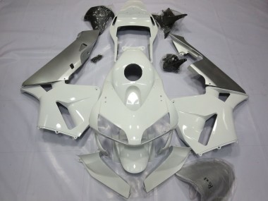 2003-2004 Silber & Weiß Honda CBR600RR Motorrad Verkleidung