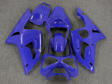 2003-2004 Tiefes Blau Schlicht Kawasaki ZX6R Motorrad Verkleidung