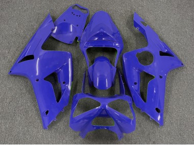 2003-2004 Tiefes Blau Schlicht Kawasaki ZX6R Motorrad Verkleidung