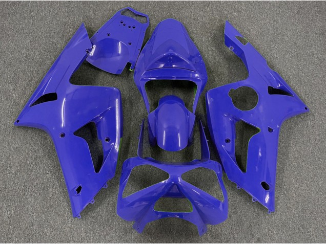 2003-2004 Tiefes Blau Schlicht Kawasaki ZX6R Motorrad Verkleidung