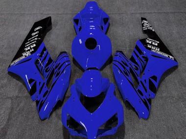 2004-2005 Blau Glänzend Flame Honda CBR1000RR Motorrad Verkleidung