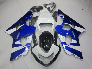 2004-2005 Blau Weiß OEM Stil Suzuki GSXR 600-750 Motorrad Verkleidung