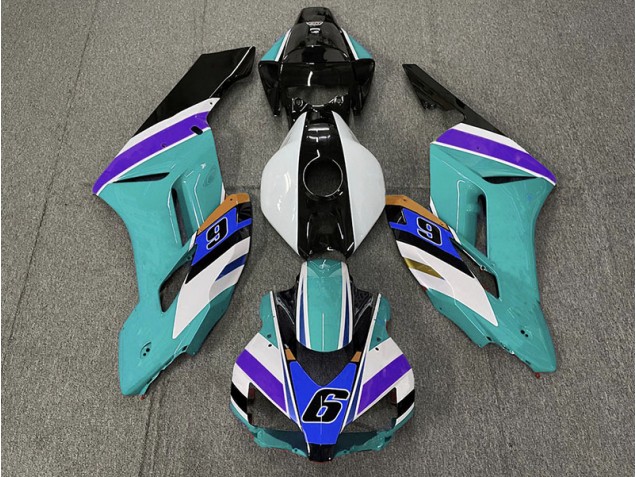 2004-2005 Blaugrün 6 Honda CBR1000RR Motorrad Verkleidung 2004-2005 Blaugrün 6 Honda CBR1000RR Motorrad Verkleidung