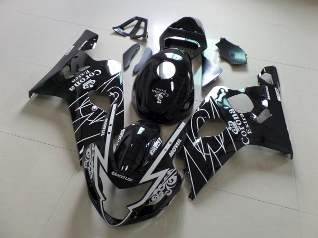 2004-2005 Corona Schwarz Suzuki GSXR 600-750 Motorrad Verkleidung 2004-2005 Corona Schwarz Suzuki GSXR 600-750 Motorrad Verkleidung