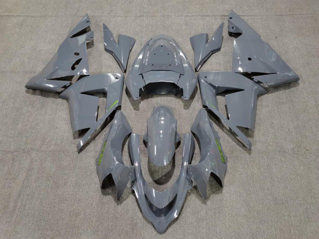 2004-2005 Glänzend Grau & Grün Kawasaki ZX10R Motorrad Verkleidung