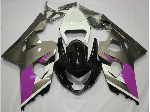 2004-2005 Glänzend Grau Suzuki GSXR 600-750 Motorrad Verkleidung 2004-2005 Glänzend Grau Suzuki GSXR 600-750 Motorrad Verkleidung