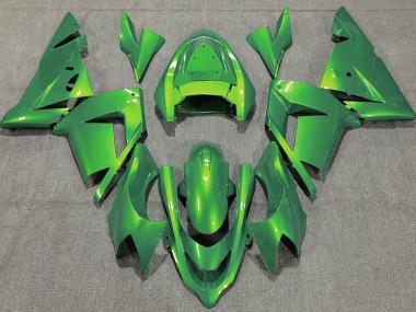 2004-2005 Glänzend Grün Kawasaki ZX10R Motorrad Verkleidung