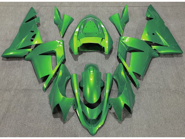2004-2005 Glänzend Grün Kawasaki ZX10R Motorrad Verkleidung 2004-2005 Glänzend Grün Kawasaki ZX10R Motorrad Verkleidung