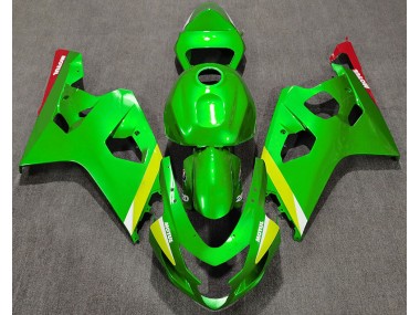 2004-2005 Glänzend Grün Suzuki GSXR 600-750 Motorrad Verkleidung