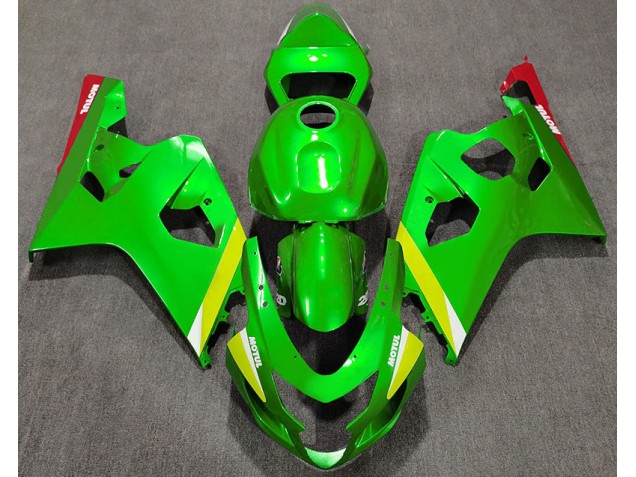 2004-2005 Glänzend Grün Suzuki GSXR 600-750 Motorrad Verkleidung 2004-2005 Glänzend Grün Suzuki GSXR 600-750 Motorrad Verkleidung