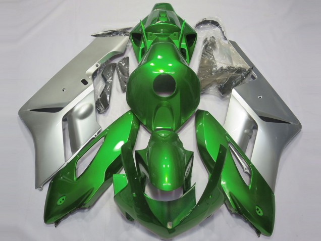 2004-2005 Glänzendes Grün & Silber Honda CBR1000RR Motorrad Verkleidung 2004-2005 Glänzendes Grün & Silber Honda CBR1000RR Motorrad Verkleidung