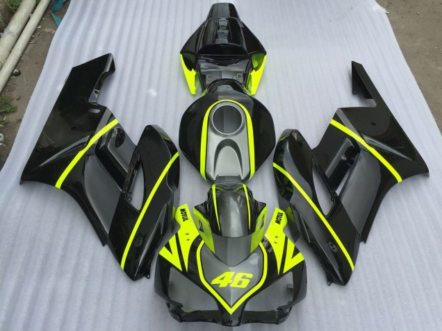 2004-2005 Grau Schwarz & High Viz Honda CBR1000RR Motorrad Verkleidung 2004-2005 Grau Schwarz & High Viz Honda CBR1000RR Motorrad Verkleidung