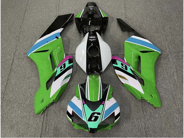 2004-2005 Grün 6 Honda CBR1000RR Motorrad Verkleidung