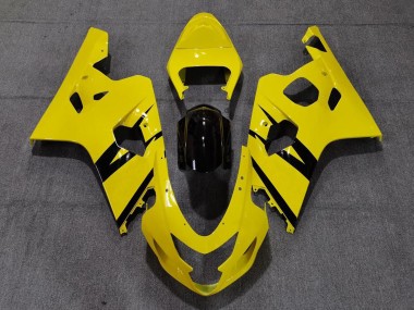 2004-2005 Leuchtend Gelb Glänzend Custom OEM Stil Suzuki GSXR 600-750 Motorrad Verkleidung