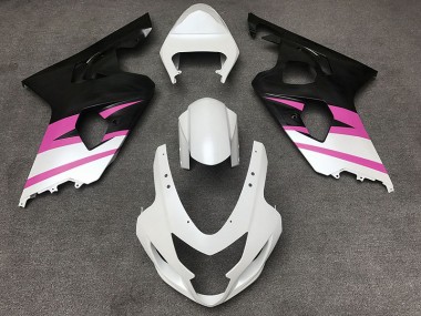 2004-2005 Matt Weiß & Rosa Suzuki GSXR 600-750 Motorrad Verkleidung
