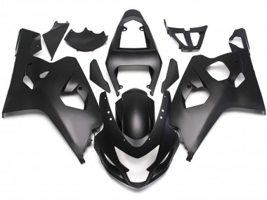 2004-2005 Matt Schwarzer Stil Mit Roten Aufklebern Suzuki GSXR 600-750 Motorrad Verkleidung