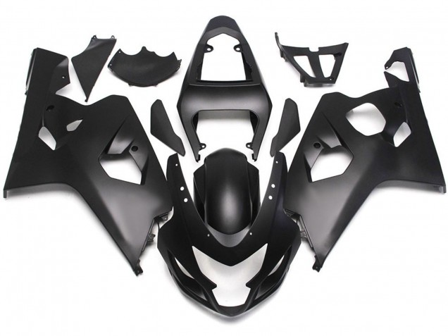 2004-2005 Matt Schwarzer Stil Mit Roten Aufklebern Suzuki GSXR 600-750 Motorrad Verkleidung 2004-2005 Matt Schwarzer Stil Mit Roten Aufklebern Suzuki GSXR 600-750 Motorrad Verkleidung