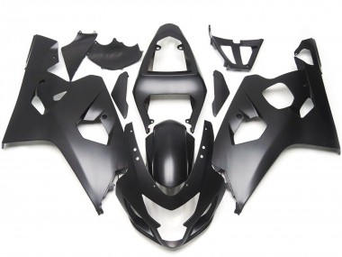2004-2005 Matt Schwarzer Stil Suzuki GSXR 600-750 Motorrad Verkleidung