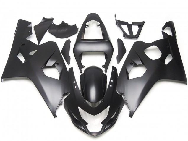 2004-2005 Matt Schwarzer Stil Suzuki GSXR 600-750 Motorrad Verkleidung