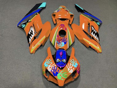 2004-2005 Orange Hai Honda CBR1000RR Motorrad Verkleidung