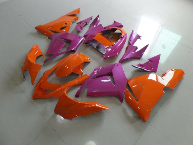2004-2005 Orange Pink Kawasaki ZX10R Motorrad Verkleidung