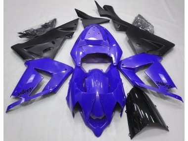 2004-2005 Perlblau & Schwarz Kawasaki ZX10R Motorrad Verkleidung