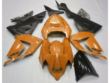 2004-2005 Perlorange & Schwarz Kawasaki ZX10R Motorrad Verkleidung