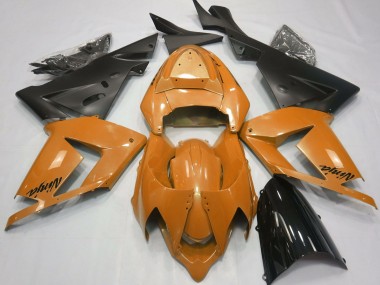 2004-2005 Perlorange & Schwarz Kawasaki ZX10R Motorrad Verkleidung