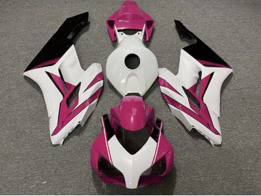2004-2005 Rosa Weiß & Glanz Schwarz Honda CBR1000RR Motorrad Verkleidung
