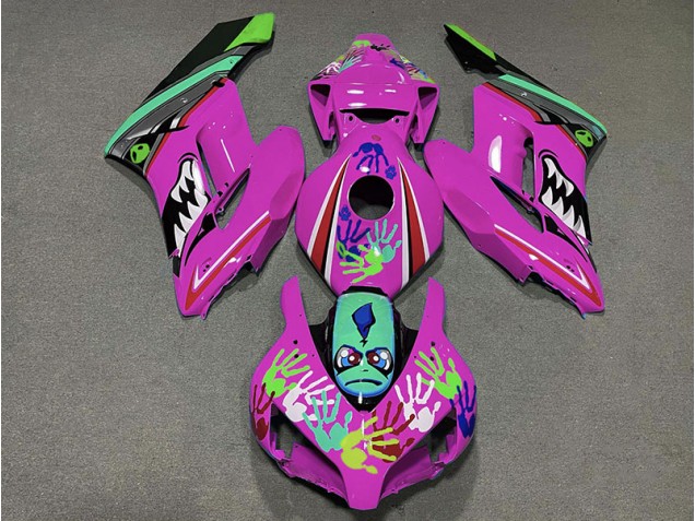 2004-2005 Rosa Hai Honda CBR1000RR Motorrad Verkleidung
