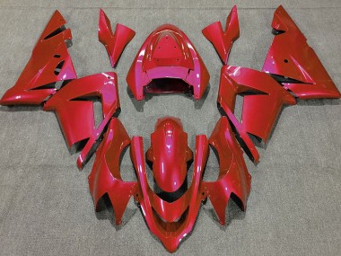 2004-2005 Rot Glänzend Kawasaki ZX10R Motorrad Verkleidung