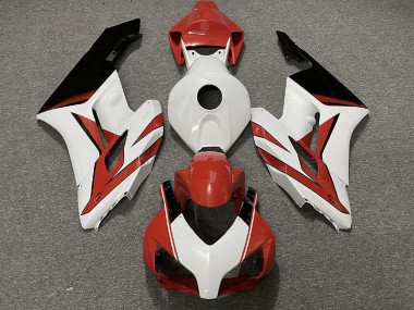 2004-2005 Rot Weiß & Schwarz Glänzend Honda CBR1000RR Motorrad Verkleidung