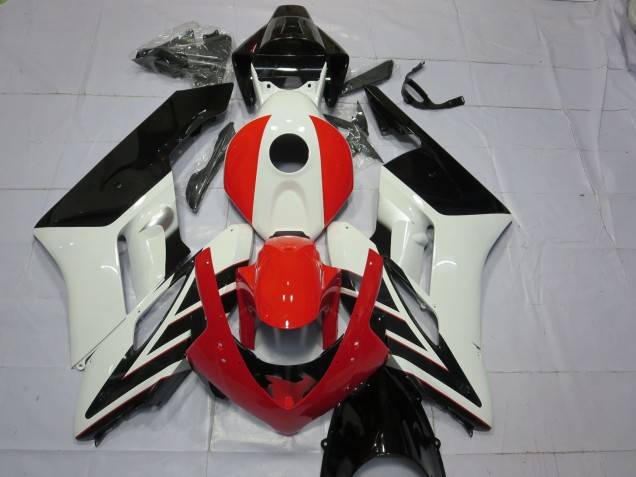 2004-2005 Rot Schwarz & Weiß Honda CBR1000RR Motorrad Verkleidung 2004-2005 Rot Schwarz & Weiß Honda CBR1000RR Motorrad Verkleidung