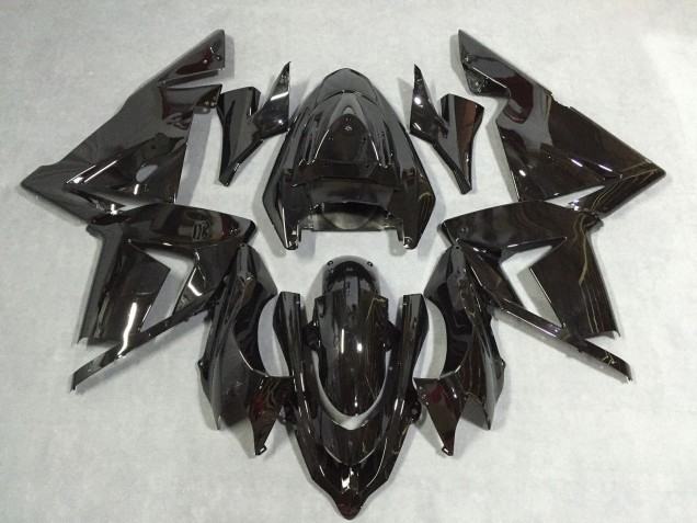 2004-2005 Schwarz Glänzend Kawasaki ZX10R Motorrad Verkleidung