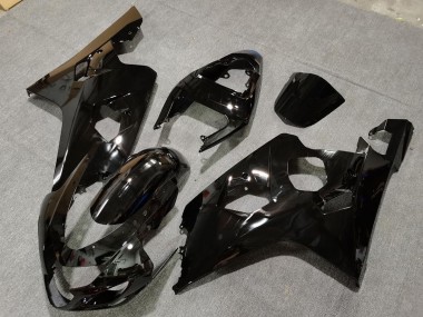 2004-2005 Schwarz Glänzend Suzuki GSXR 600-750 Motorrad Verkleidung
