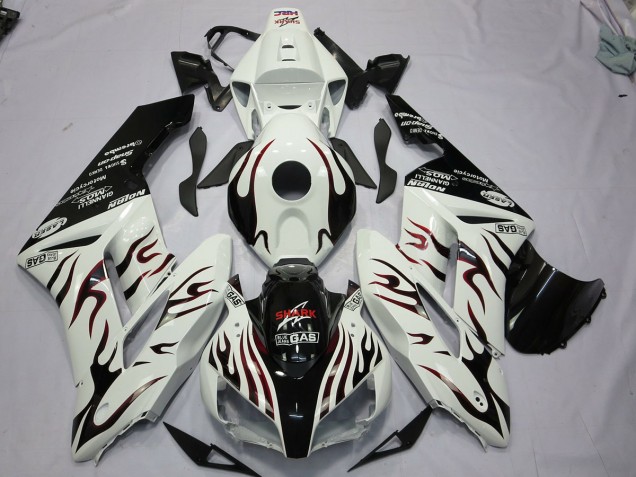 2004-2005 Schwarz & Rot Flamme Honda CBR1000RR Motorrad Verkleidung 2004-2005 Schwarz & Rot Flamme Honda CBR1000RR Motorrad Verkleidung