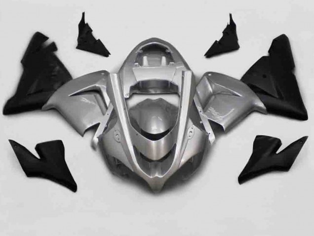 2004-2005 Silber Schwarz Kawasaki ZX10R Motorrad Verkleidung 2004-2005 Silber Schwarz Kawasaki ZX10R Motorrad Verkleidung