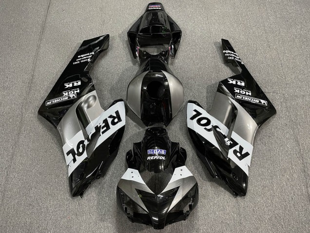 2004-2005 Silber Schwarz Repsol Honda CBR1000RR Motorrad Verkleidung 2004-2005 Silber Schwarz Repsol Honda CBR1000RR Motorrad Verkleidung