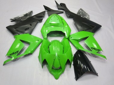2004-2005 Total Grün Kawasaki ZX10R Motorrad Verkleidung