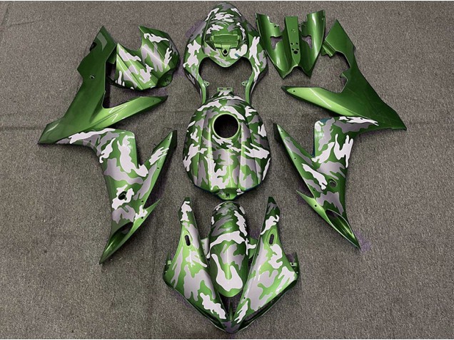 2004-2006 Dunkelgrün Tarnung Yamaha R1 Motorrad Verkleidung 2004-2006 Dunkelgrün Tarnung Yamaha R1 Motorrad Verkleidung