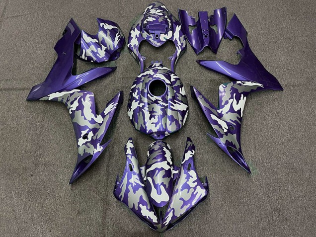 2004-2006 Dunkelviolett Tarnung Yamaha R1 Motorrad Verkleidung 2004-2006 Dunkelviolett Tarnung Yamaha R1 Motorrad Verkleidung