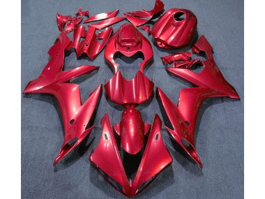 2004-2006 Einfarbig Rot Yamaha R1 Motorrad Verkleidung