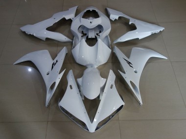 2004-2006 Glänzend Weiß Yamaha R1 Motorrad Verkleidung