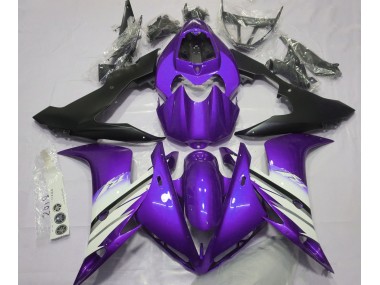 2004-2006 Hellviolett & Weiß Yamaha R1 Motorrad Verkleidung
