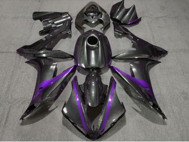 2004-2006 Kohlefaser Stil Mit Lila Yamaha R1 Motorrad Verkleidung