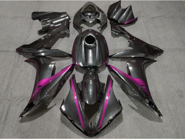 2004-2006 Kohlefaser Stil Mit Pink Yamaha R1 Motorrad Verkleidung
