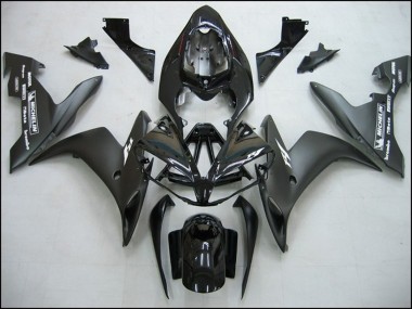 2004-2006 Schwarz & Weiß Yamaha R1 Motorrad Verkleidung